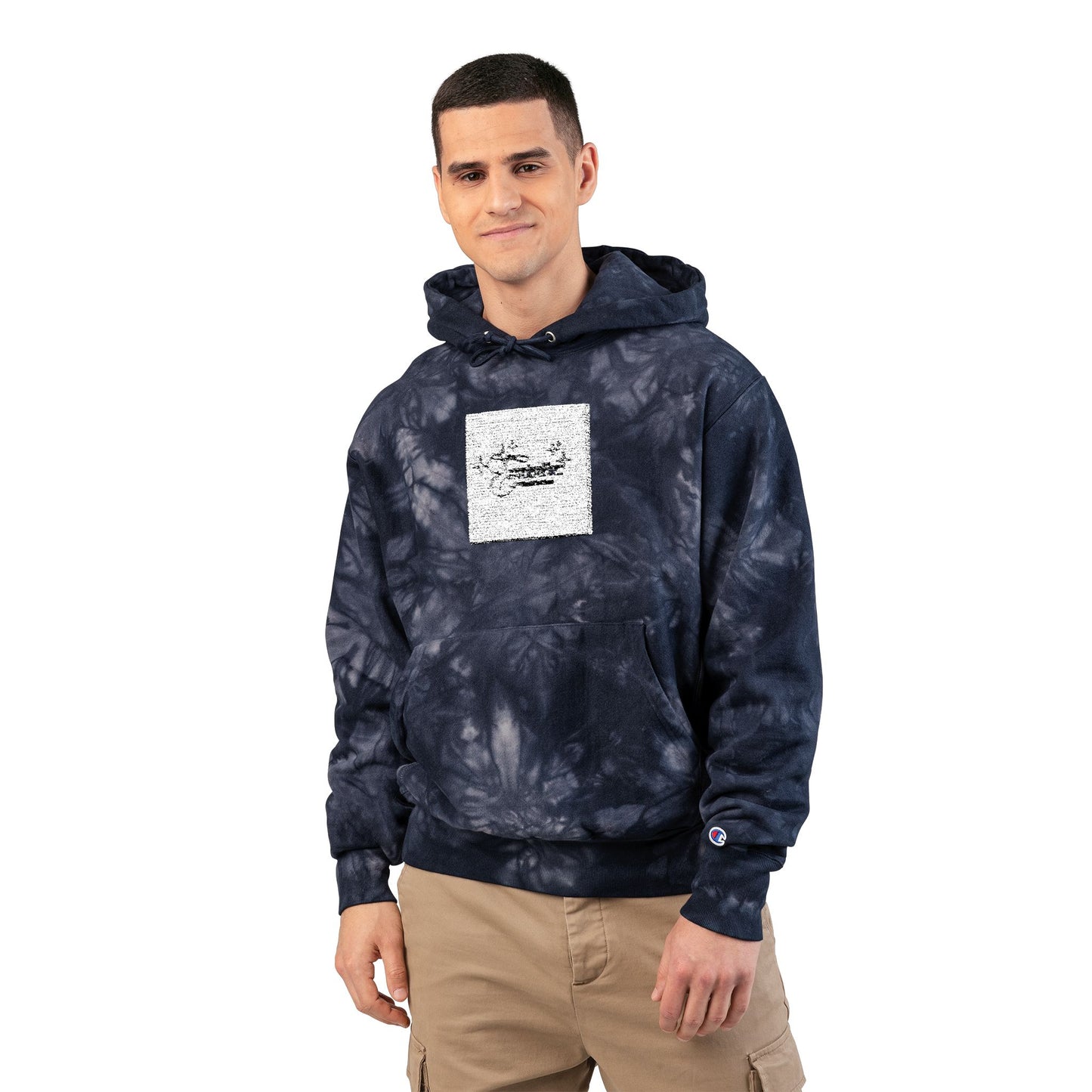 Unisex Champion Tie-Dye Hoodie (Embroidery)