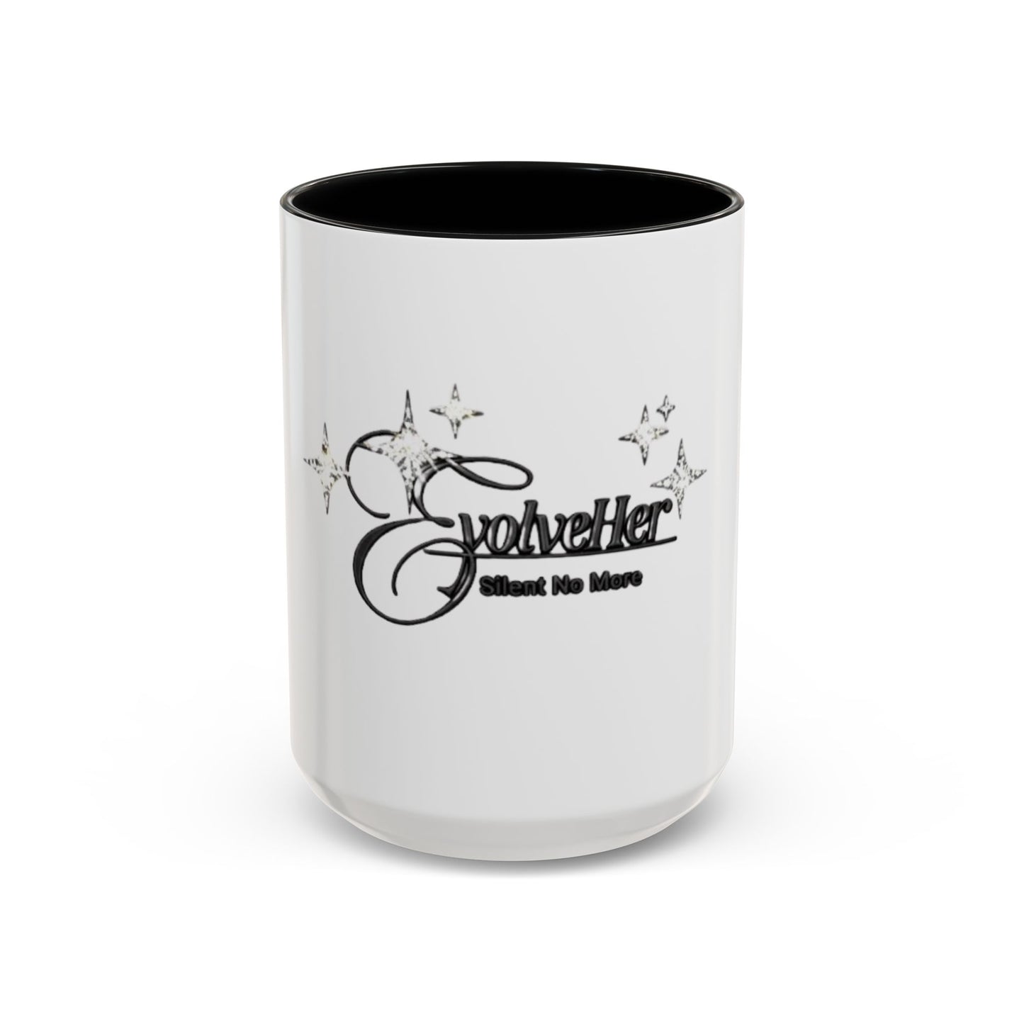 Gothic Sparkle Coffee Mug — “SpookyHer About To Haunt” Accent Ceramic Mug (11/15oz)