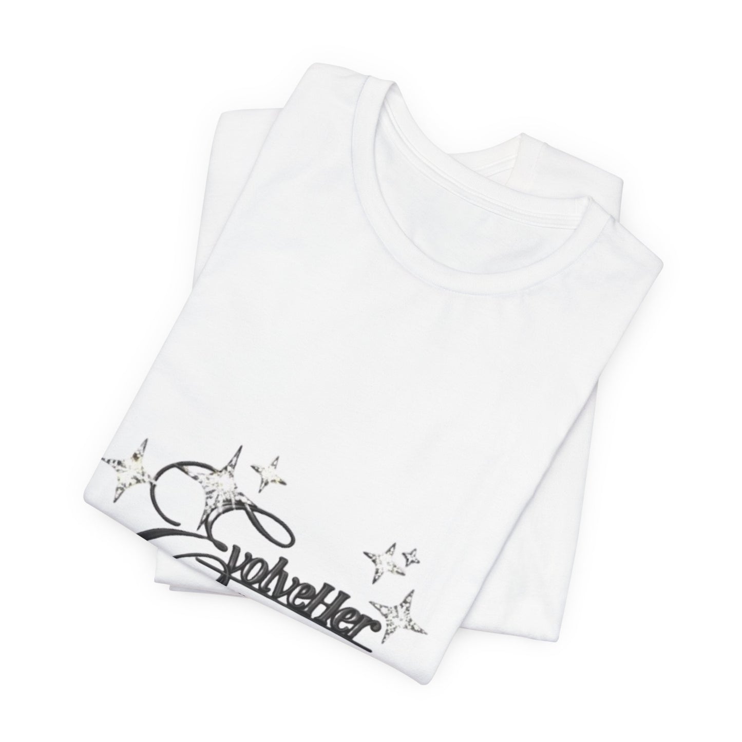 Traveller Glitter Script Tee — 'Around the Moon' Retro Graphic T-Shirt