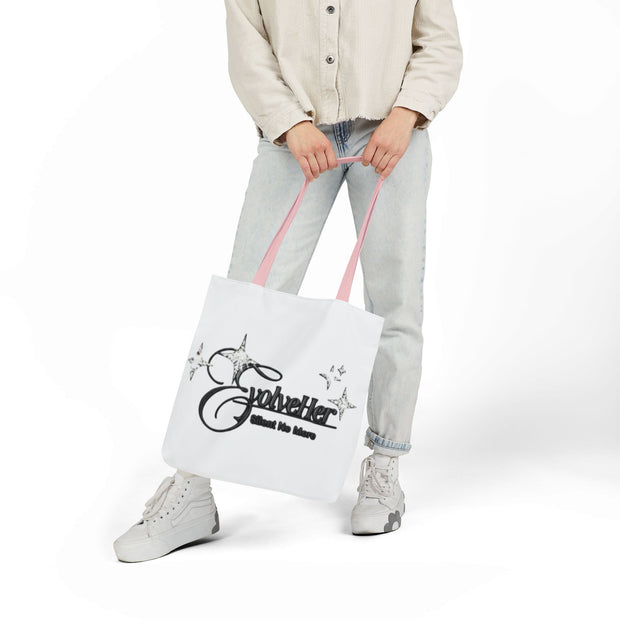 Tote Bag — 'Godwiller' Black Script Logo Canvas Tote (Everyday Carry, Grocery & Gift)