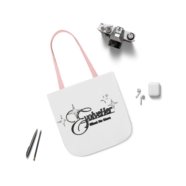 Tote Bag — 'Godwiller' Black Script Logo Canvas Tote (Everyday Carry, Grocery & Gift)