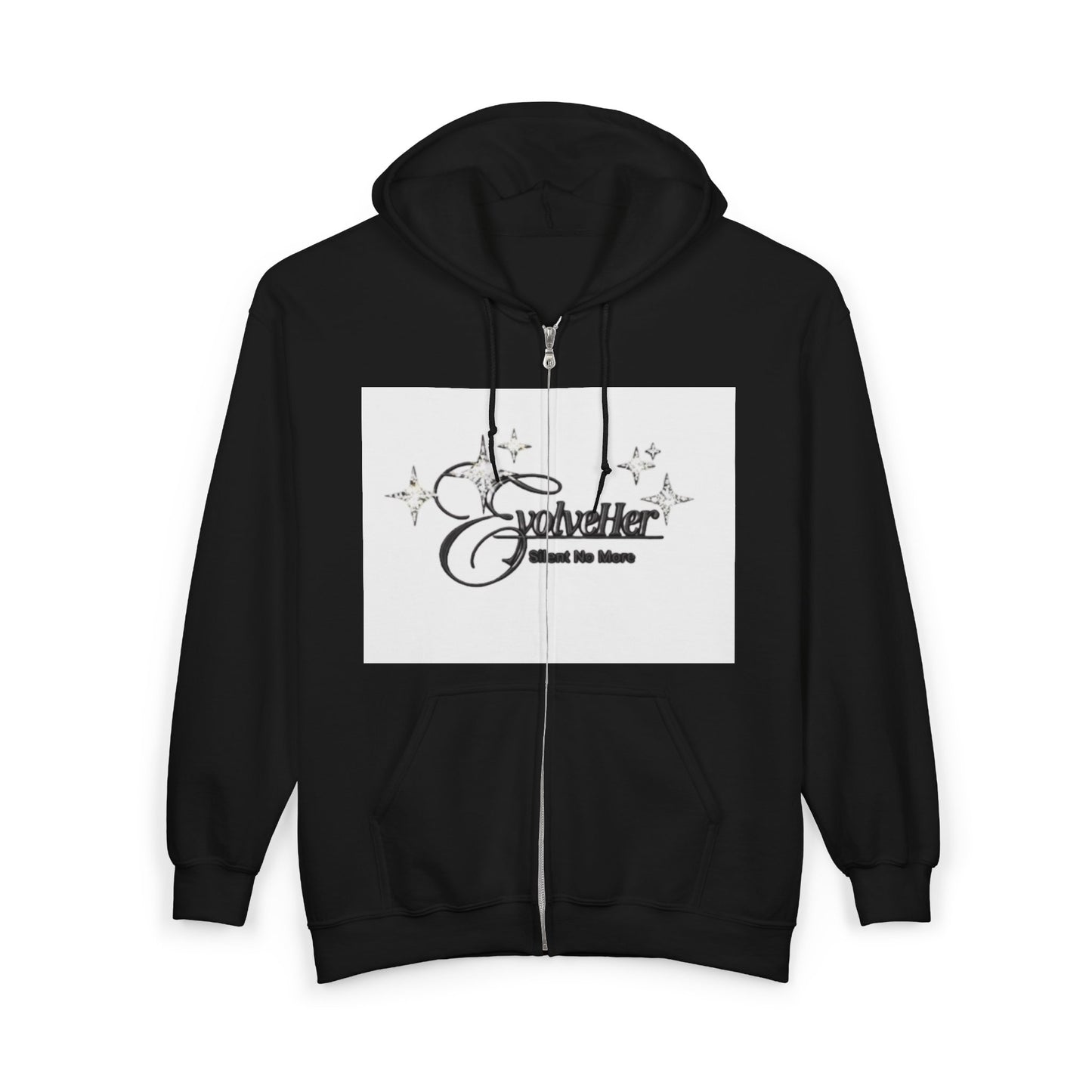 Sparkle Zip Hoodie - "Sparkle and Shine" Graphic Full-Zip Sweatshirt