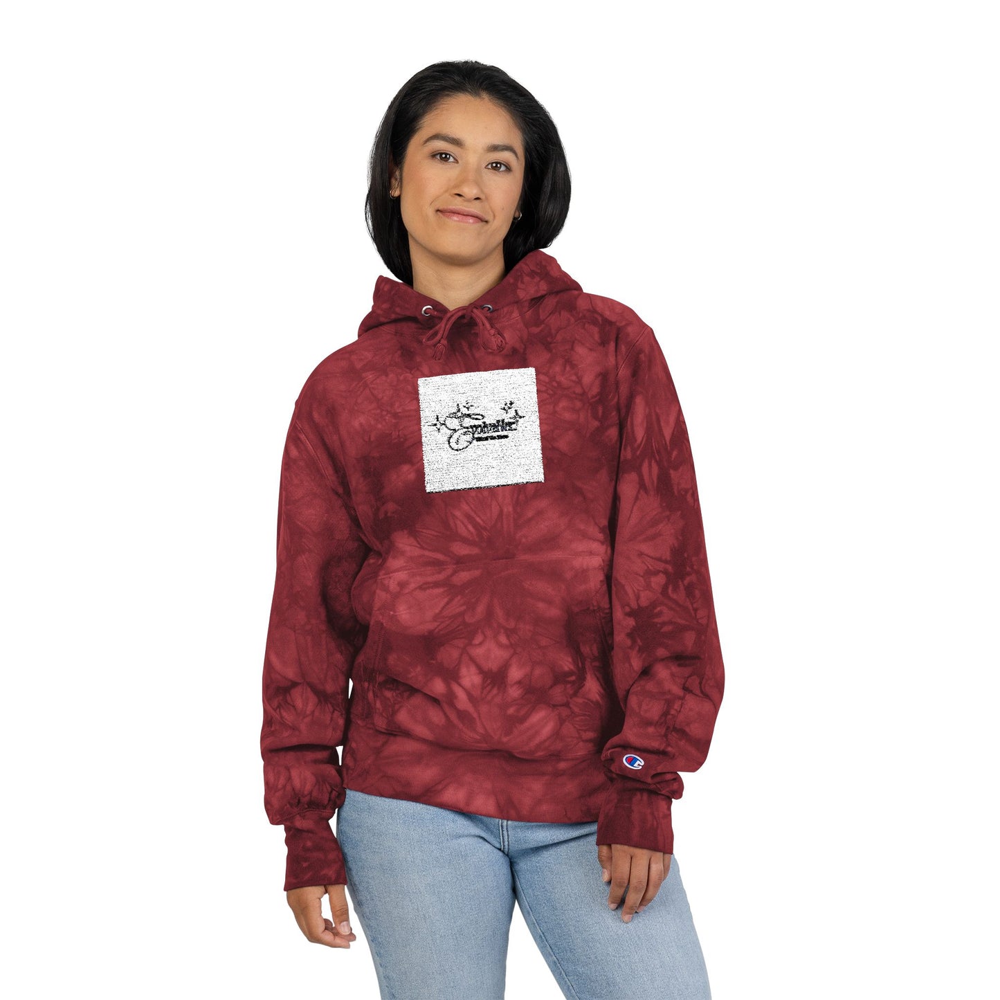 Unisex Champion Tie-Dye Hoodie (Embroidery)