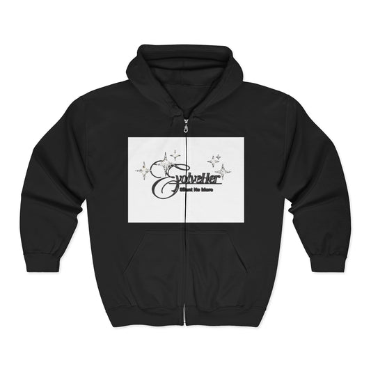 Sparkle Zip Hoodie - "Sparkle and Shine" Graphic Full-Zip Sweatshirt