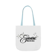 Tote Bag — 'Godwiller' Black Script Logo Canvas Tote (Everyday Carry, Grocery & Gift)