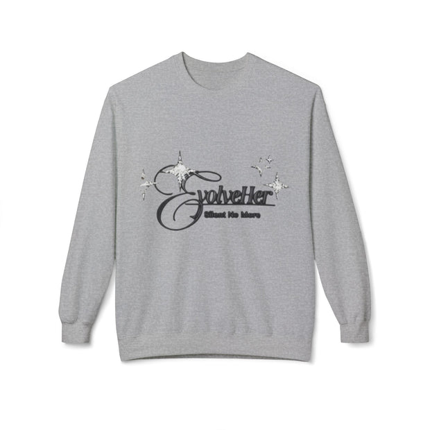 Crewneck Sweatshirt — "Goheller: About No More" Retro Script Graphic