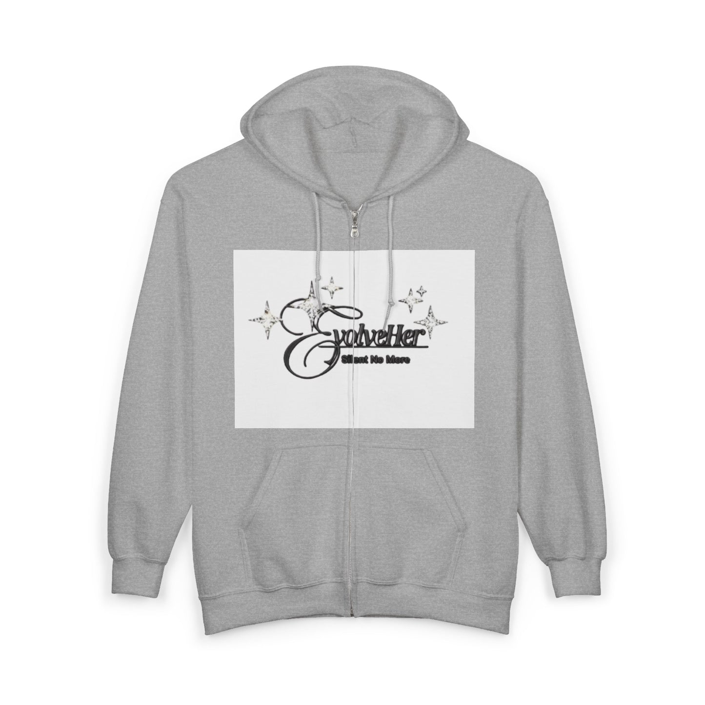 Sparkle Zip Hoodie - "Sparkle and Shine" Graphic Full-Zip Sweatshirt