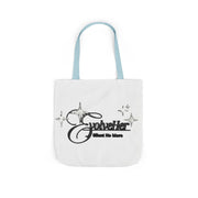 Tote Bag — 'Godwiller' Black Script Logo Canvas Tote (Everyday Carry, Grocery & Gift)