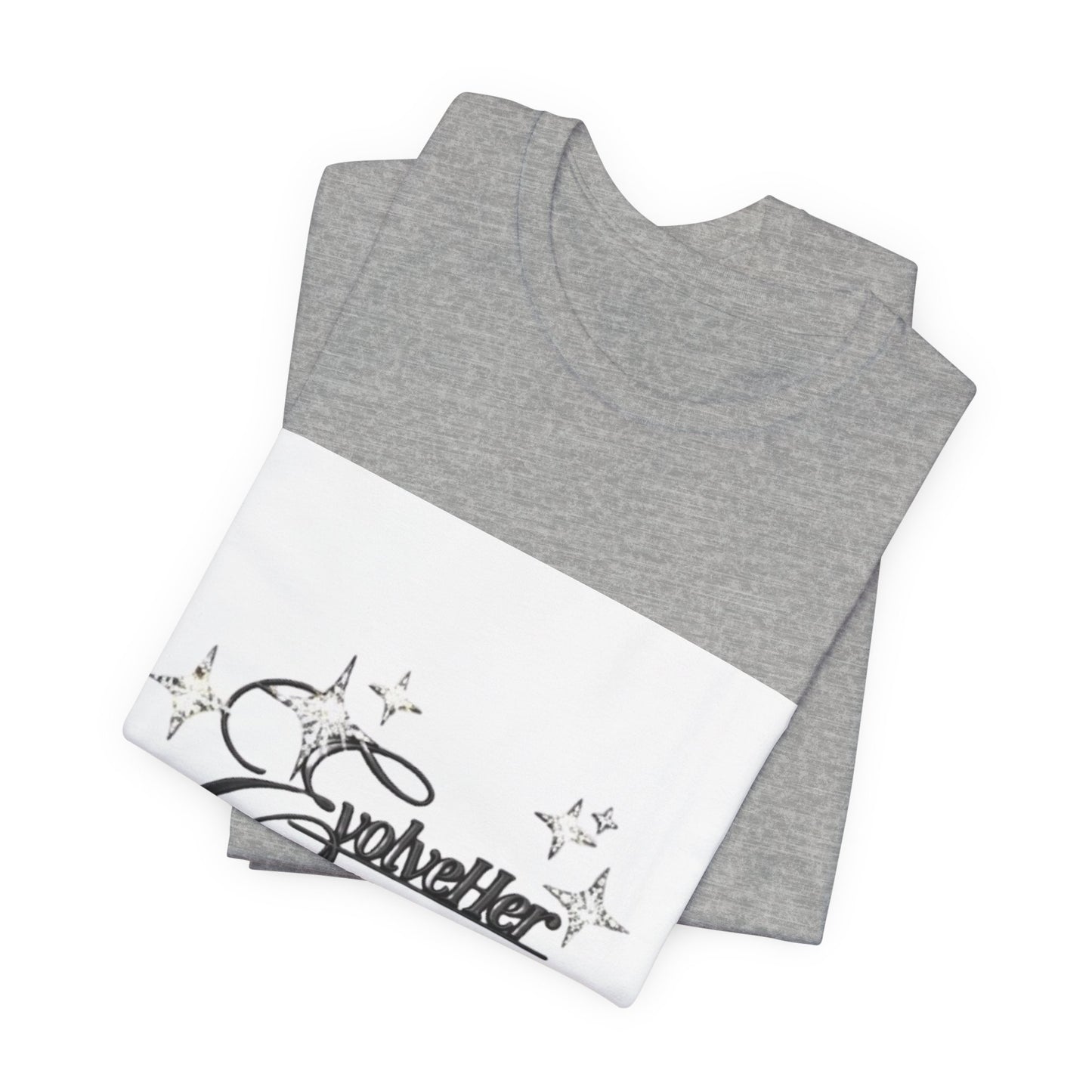 Traveller Glitter Script Tee — 'Around the Moon' Retro Graphic T-Shirt