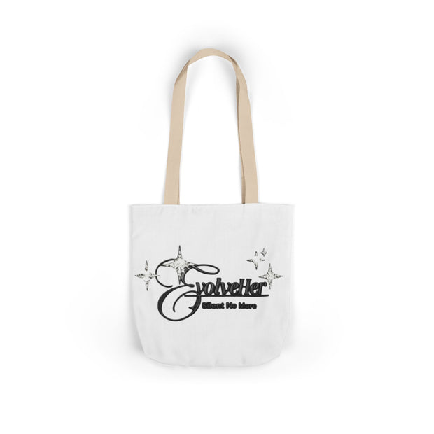 Tote Bag — 'Godwiller' Black Script Logo Canvas Tote (Everyday Carry, Grocery & Gift)