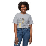 T-Shirt — "Carried When I Couldn't Walk" Angel Baby Footprints Memorial Tee