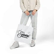 Tote Bag — 'Godwiller' Black Script Logo Canvas Tote (Everyday Carry, Grocery & Gift)