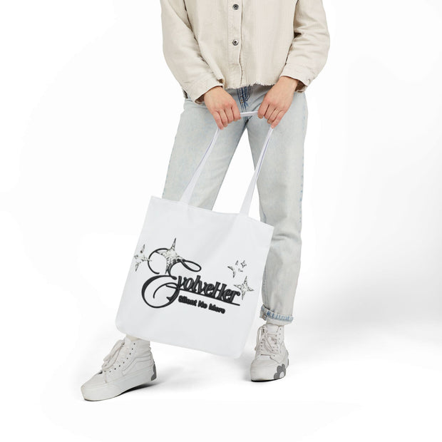 Tote Bag — 'Godwiller' Black Script Logo Canvas Tote (Everyday Carry, Grocery & Gift)