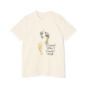 T-Shirt — 'Carried When I Couldn't Walk' Inspirational Footprints Tee
