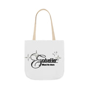 Tote Bag — 'Godwiller' Black Script Logo Canvas Tote (Everyday Carry, Grocery & Gift)