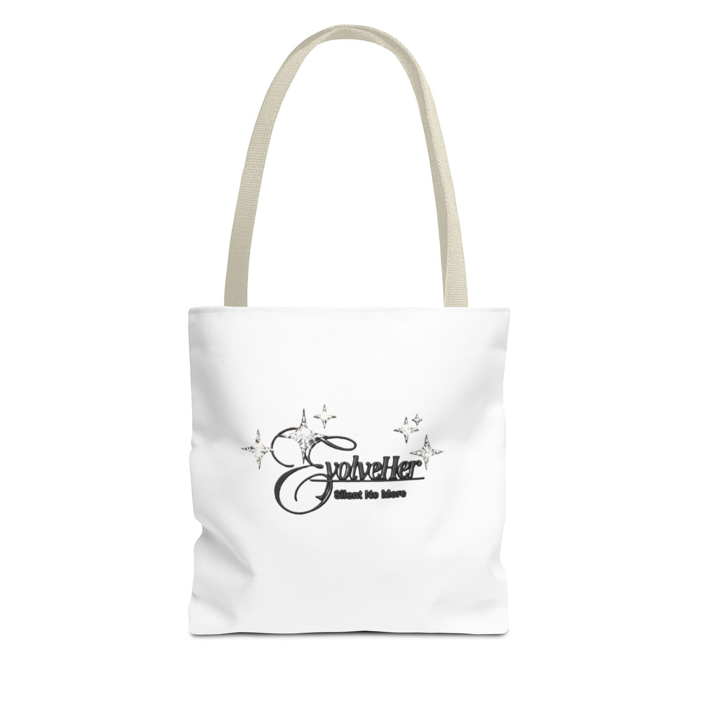 Traveler Tote Bag - 'Where We Roam' Script Design, Lightweight All-Over Print Travel Tote