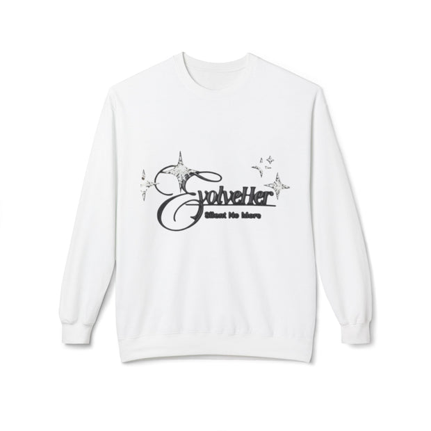 Crewneck Sweatshirt — "Goheller: About No More" Retro Script Graphic