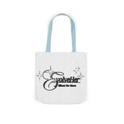 Tote Bag — 'Godwiller' Black Script Logo Canvas Tote (Everyday Carry, Grocery & Gift)