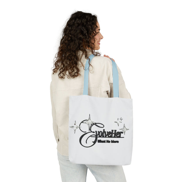 Tote Bag — 'Godwiller' Black Script Logo Canvas Tote (Everyday Carry, Grocery & Gift)