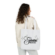 Tote Bag — 'Godwiller' Black Script Logo Canvas Tote (Everyday Carry, Grocery & Gift)