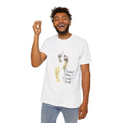 T-Shirt — 'Carried When I Couldn't Walk' Inspirational Footprints Tee