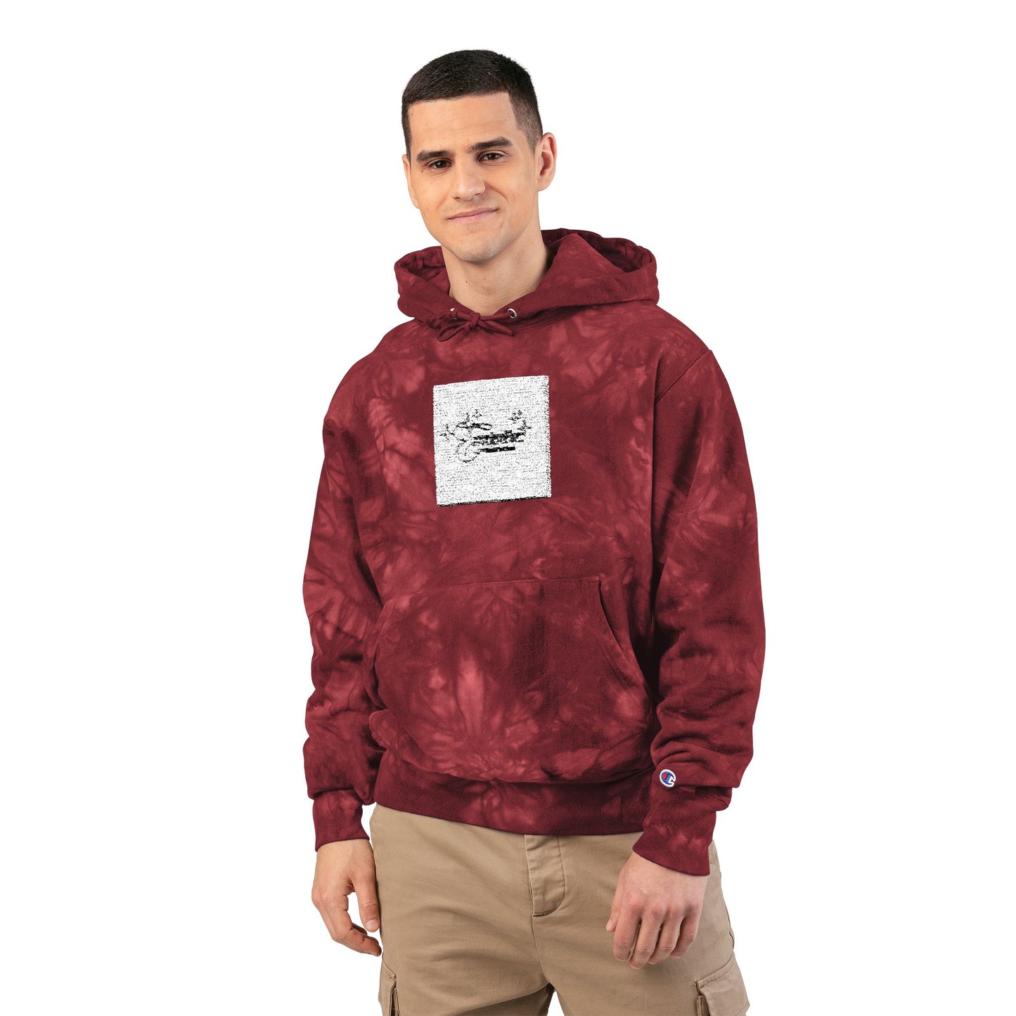 Unisex Champion Tie-Dye Hoodie (Embroidery)