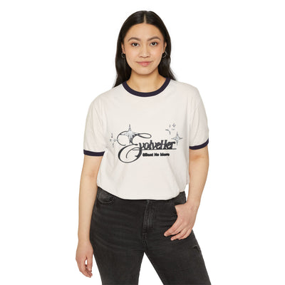 Explorer Ringer T-Shirt – "Go Anywhere" Vintage Adventure Graphic