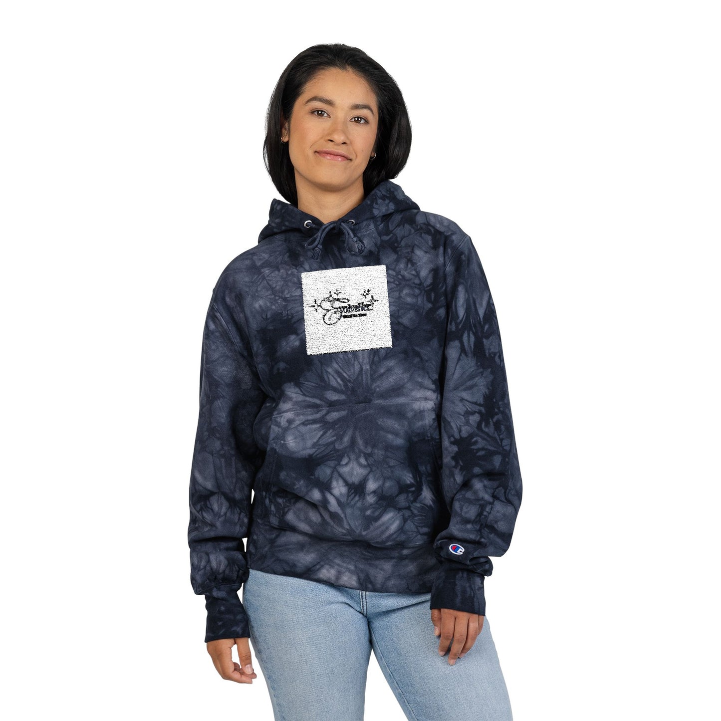 Unisex Champion Tie-Dye Hoodie (Embroidery)