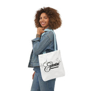 Tote Bag — 'Godwiller' Black Script Logo Canvas Tote (Everyday Carry, Grocery & Gift)