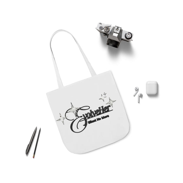 Tote Bag — 'Godwiller' Black Script Logo Canvas Tote (Everyday Carry, Grocery & Gift)