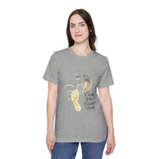 T-Shirt — 'Carried When I Couldn't Walk' Inspirational Footprints Tee
