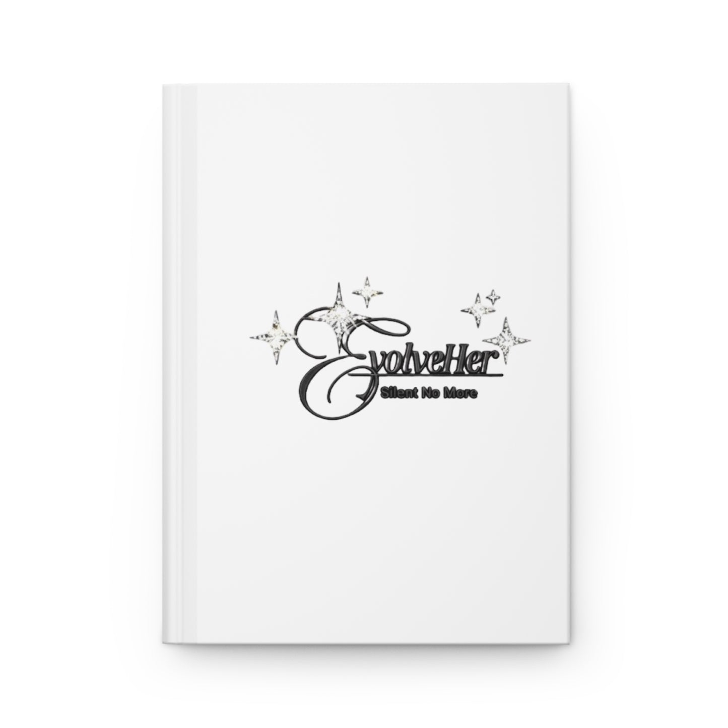 Hardcover Journal — 'Godvelher' Script Logo Sparkle Notebook