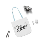 Tote Bag — 'Godwiller' Black Script Logo Canvas Tote (Everyday Carry, Grocery & Gift)