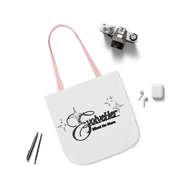 Tote Bag — 'Godwiller' Black Script Logo Canvas Tote (Everyday Carry, Grocery & Gift)