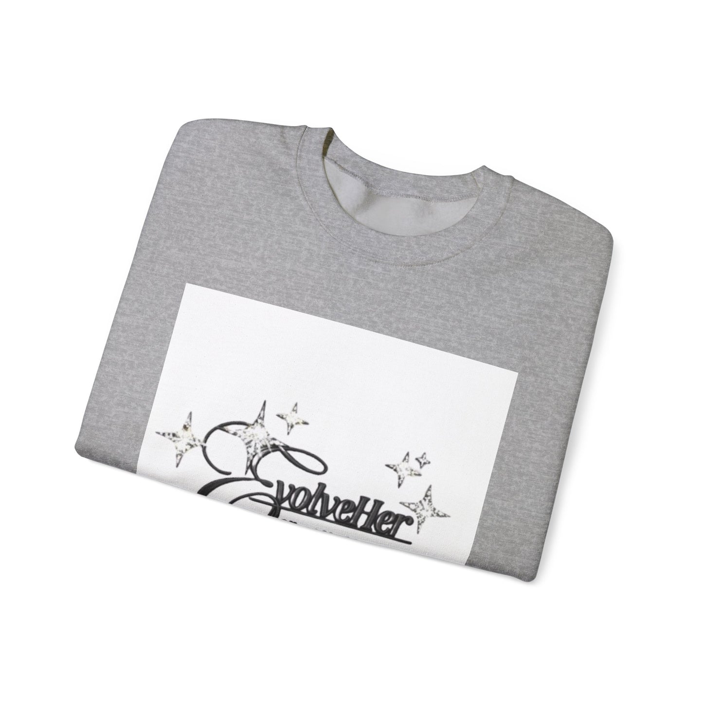 Crewneck Sweatshirt “SolveHer — Silent No More” Feminist Empowerment Logo