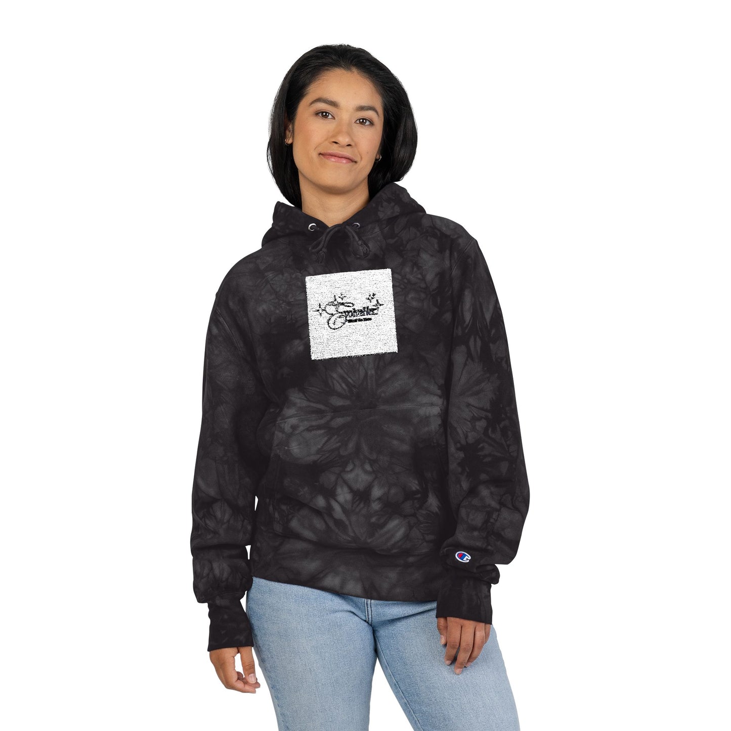 Unisex Champion Tie-Dye Hoodie (Embroidery)