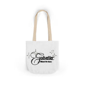 Tote Bag — 'Godwiller' Black Script Logo Canvas Tote (Everyday Carry, Grocery & Gift)