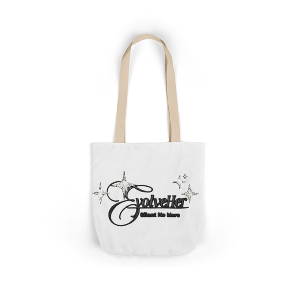 Tote Bag — 'Godwiller' Black Script Logo Canvas Tote (Everyday Carry, Grocery & Gift)