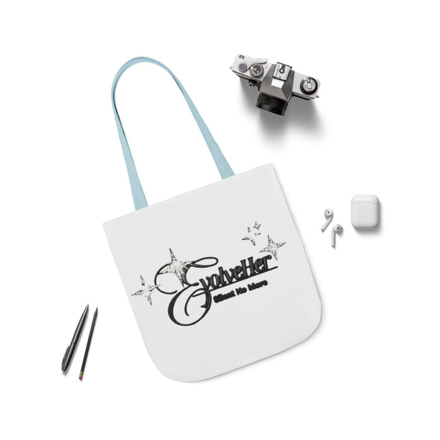 Tote Bag — 'Godwiller' Black Script Logo Canvas Tote (Everyday Carry, Grocery & Gift)