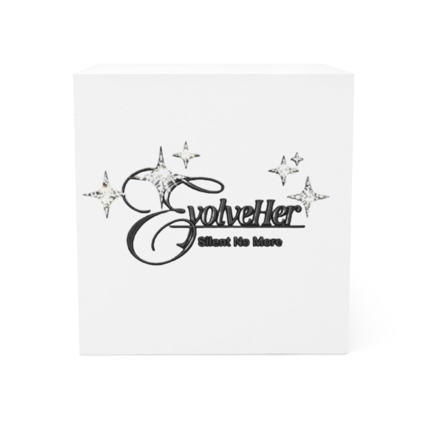 Note Cube — 'EvolveHer' Inspirational Sticky Note Cube