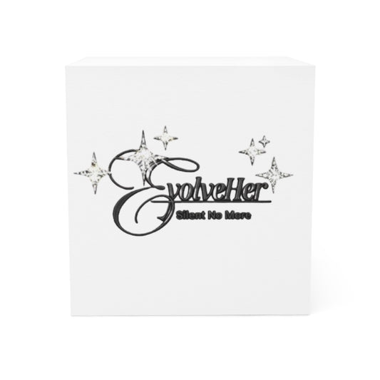 Note Cube — 'EvolveHer' Inspirational Sticky Note Cube