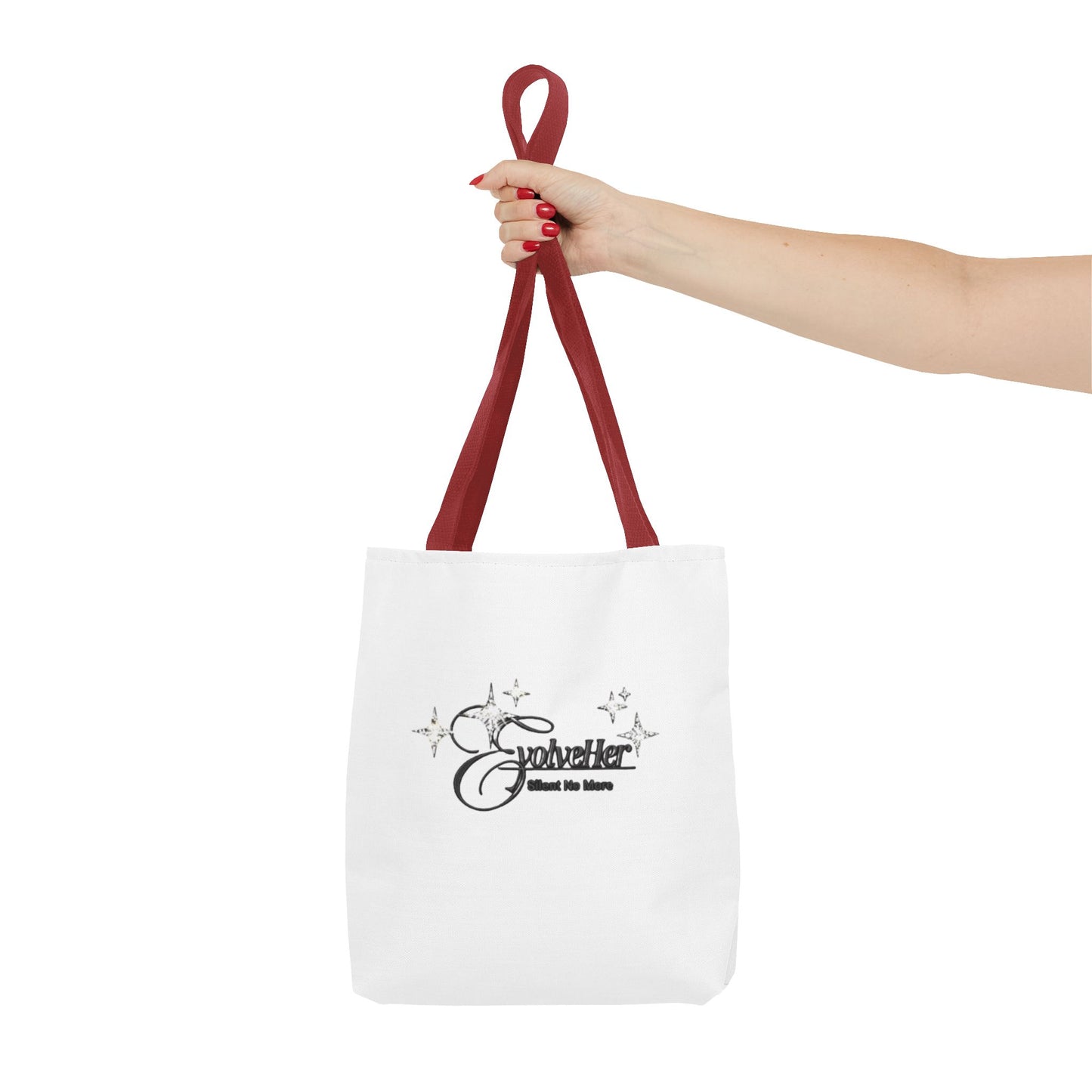 Traveler Tote Bag - 'Where We Roam' Script Design, Lightweight All-Over Print Travel Tote