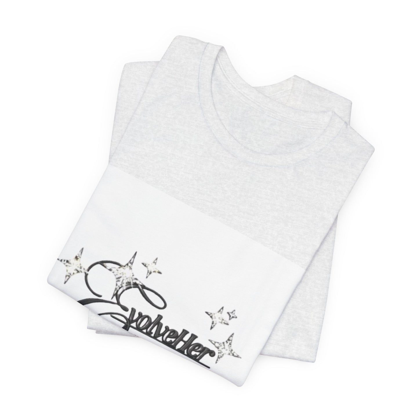 Traveller Glitter Script Tee — 'Around the Moon' Retro Graphic T-Shirt