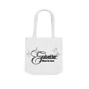 Tote Bag — 'Godwiller' Black Script Logo Canvas Tote (Everyday Carry, Grocery & Gift)