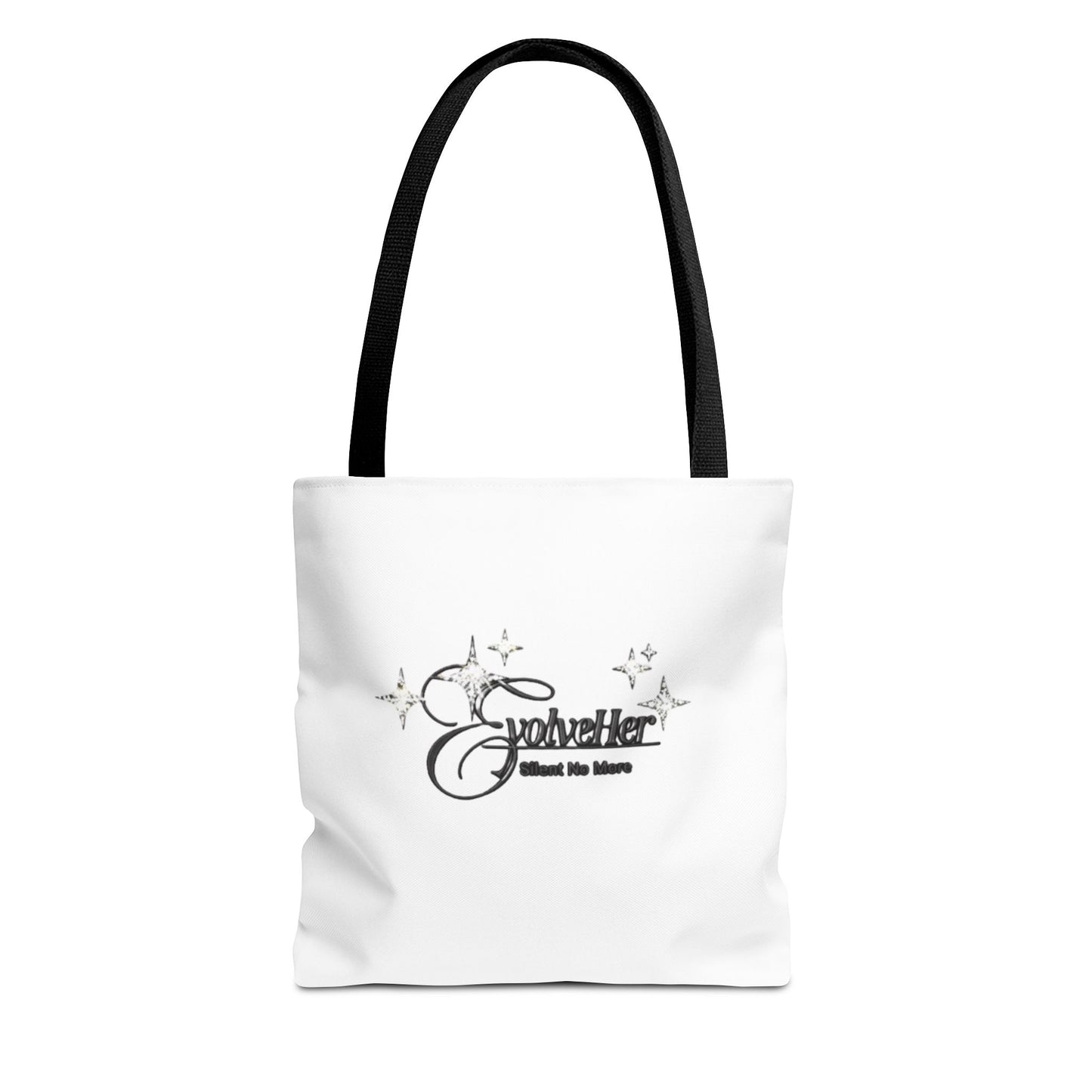 Traveler Tote Bag - 'Where We Roam' Script Design, Lightweight All-Over Print Travel Tote