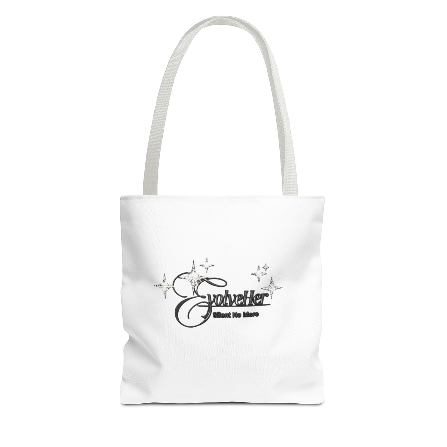 Traveler Tote Bag - 'Where We Roam' Script Design, Lightweight All-Over Print Travel Tote