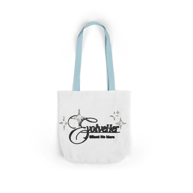 Tote Bag — 'Godwiller' Black Script Logo Canvas Tote (Everyday Carry, Grocery & Gift)