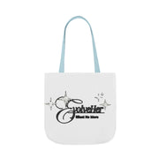 Tote Bag — 'Godwiller' Black Script Logo Canvas Tote (Everyday Carry, Grocery & Gift)