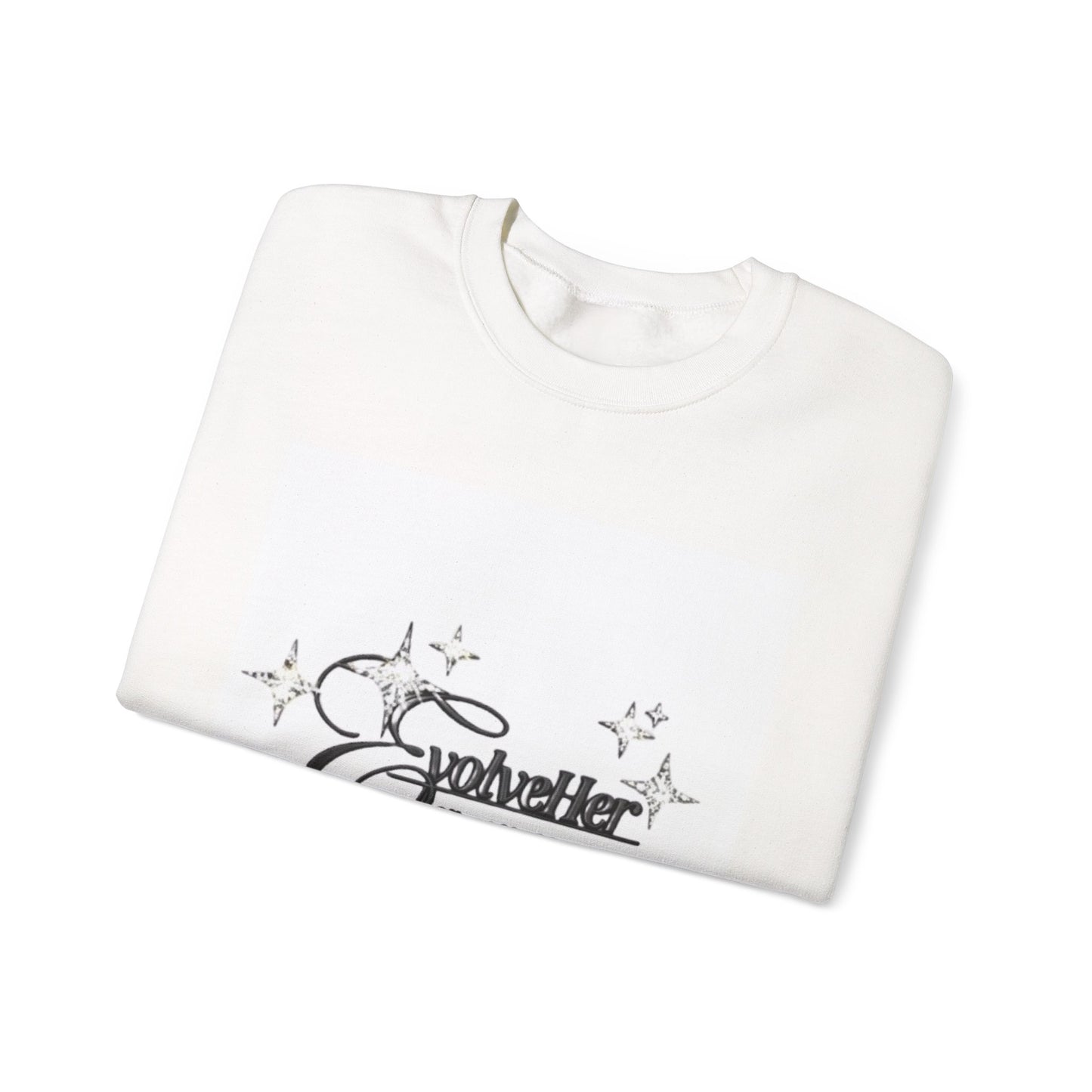 Crewneck Sweatshirt “SolveHer — Silent No More” Feminist Empowerment Logo