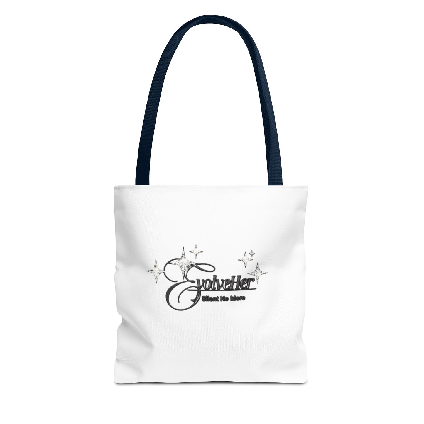 Traveler Tote Bag - 'Where We Roam' Script Design, Lightweight All-Over Print Travel Tote